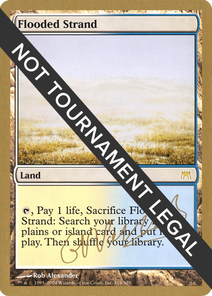 Flooded Strand - 2004 Gabriel Nassif (ONS) card from World Championship Decks