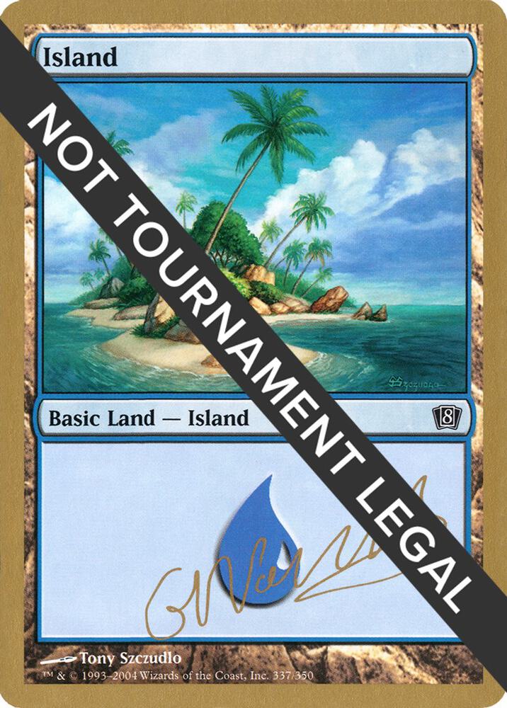 Island (337) - 2004 Gabriel Nassif (8ED) card from World Championship Decks