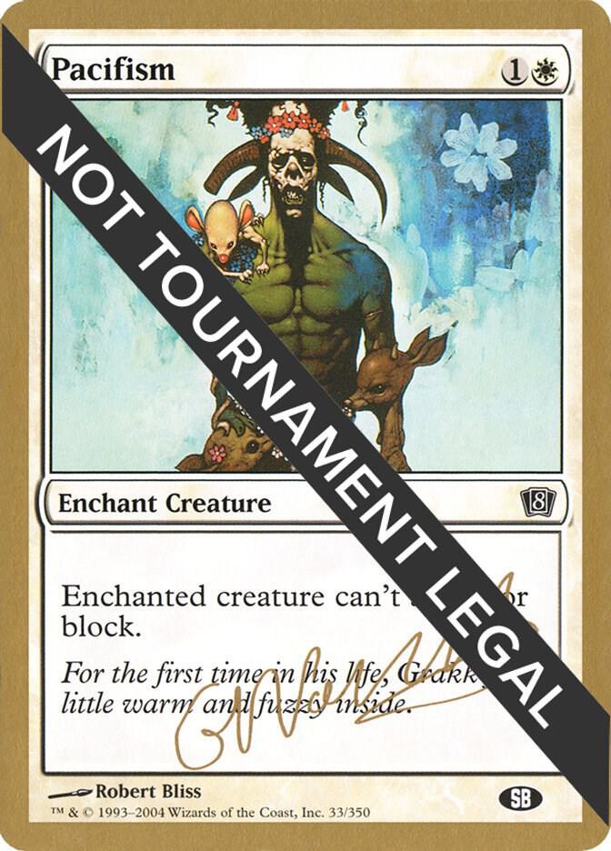 Pacifism - 2004 Gabriel Nassif (8ED) (SB) card from World Championship Decks