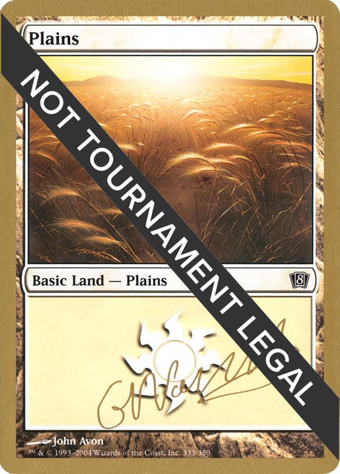 Plains (333) - 2004 Gabriel Nassif (8ED) card from World Championship Decks
