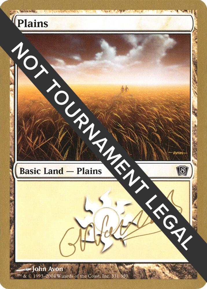 Plains (331) - 2004 Gabriel Nassif (8ED) card from World Championship Decks