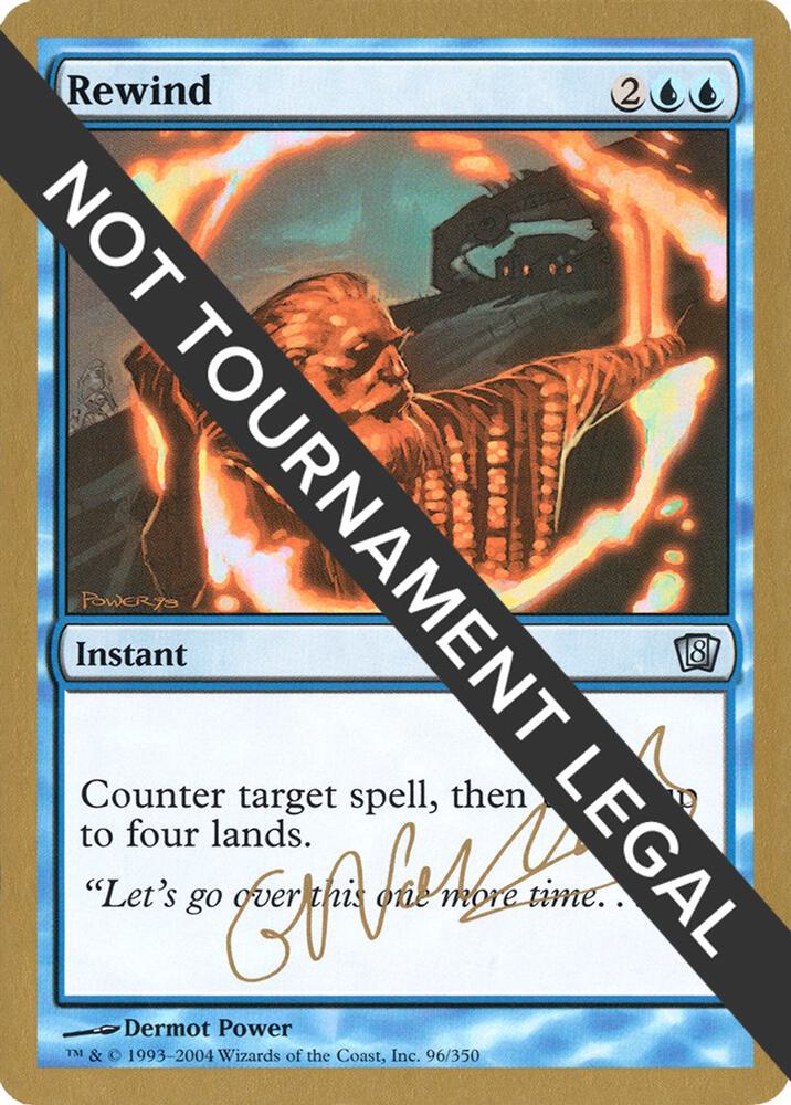 Rewind - 2004 Gabriel Nassif (8ED) card from World Championship Decks