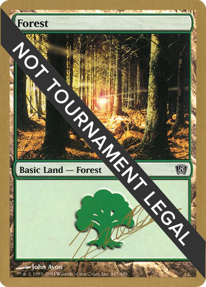 Forest (347) - 2004 Julien Nuijten (8ED) card from World Championship Decks