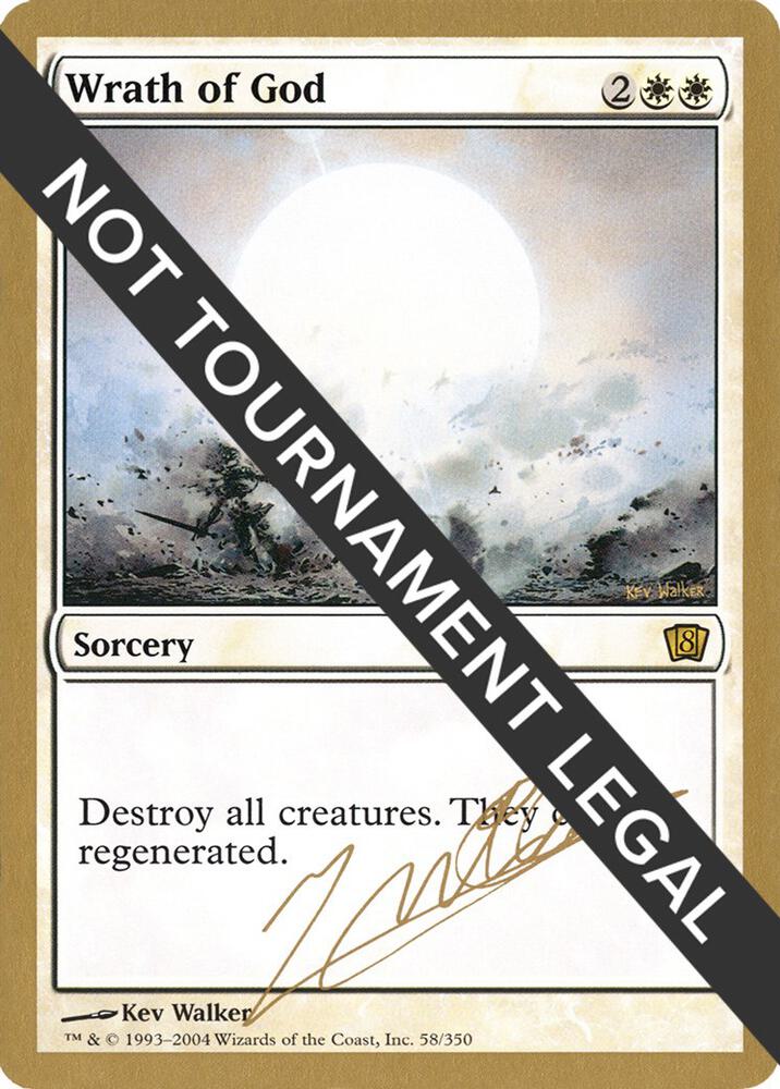 Wrath of God - 2004 Julien Nuijten (8ED) card from World Championship Decks