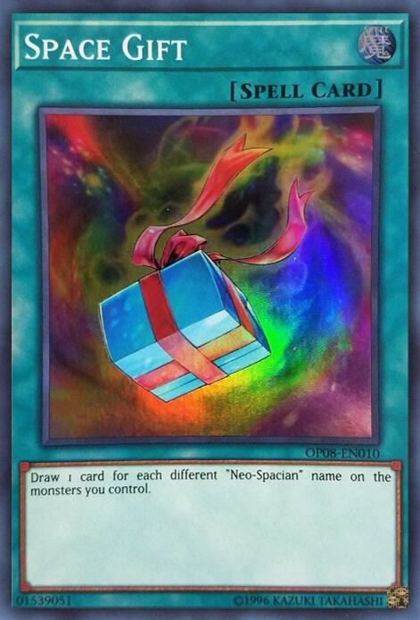 Space Gift OP08-EN010 card from OTS Tournament Pack 8