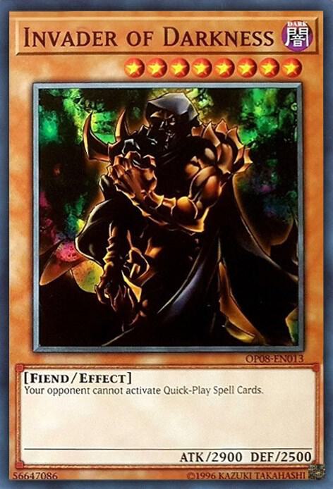 Invader of Darkness OP08-EN013 card from OTS Tournament Pack 8