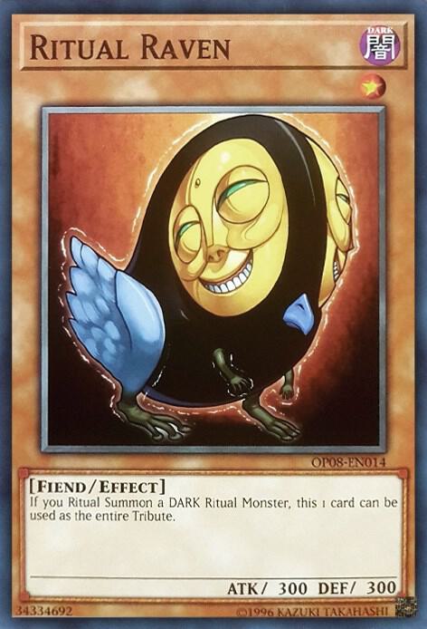 Ritual Raven OP08-EN014 card from OTS Tournament Pack 8