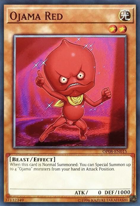 Ojama Red OP08-EN015 card from OTS Tournament Pack 8
