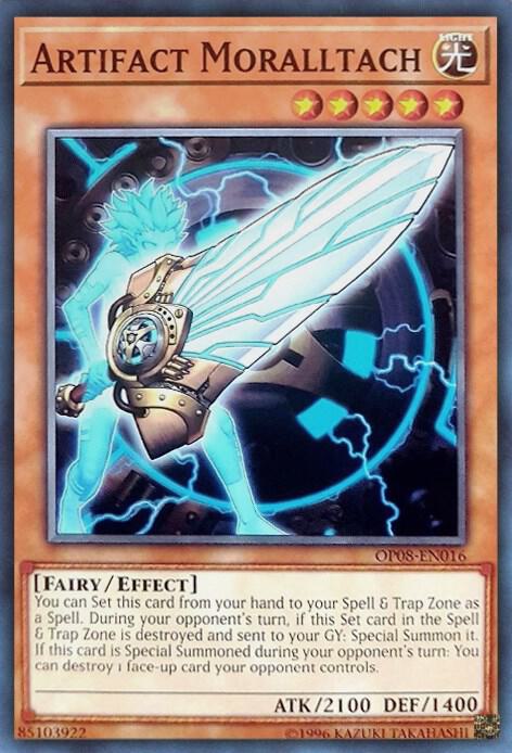 Artifact Moralltach OP08-EN016 card from OTS Tournament Pack 8