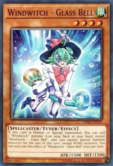 Windwitch - Glass Bell OP08-EN019 card from OTS Tournament Pack 8