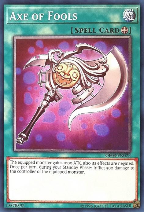 Axe of Fools OP08-EN022 card from OTS Tournament Pack 8