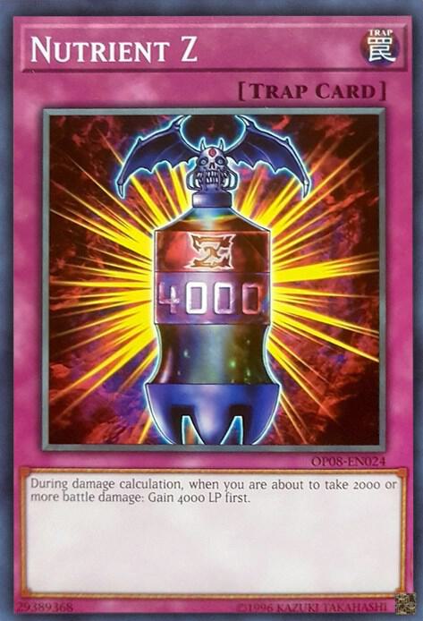 Nutrient Z OP08-EN024 card from OTS Tournament Pack 8