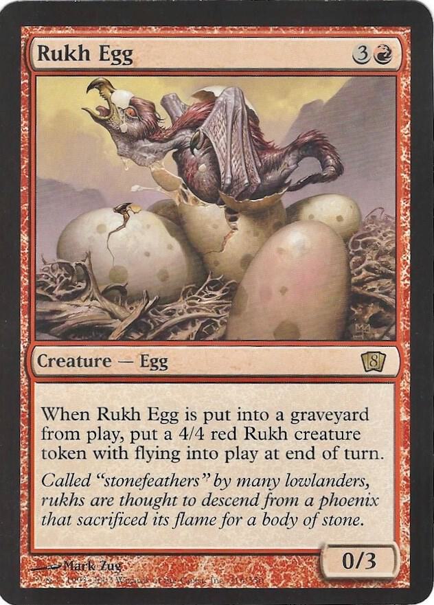 Rukh Egg (8th Edition) (Box Topper) card from Oversize Cards