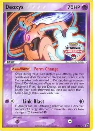 Deoxys - 16/107 (Regional Championships) 016/107 card from League & Championship Cards