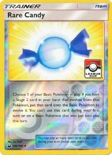Rare Candy (League Cup) 142/168 card from League & Championship Cards