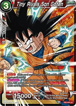 Tiny Rivals Son Goten TB2-004 card from World Martial Arts Tournament