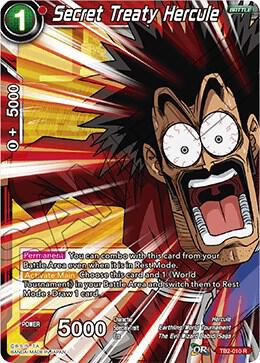 Secret Treaty Hercule TB2-010 card from World Martial Arts Tournament