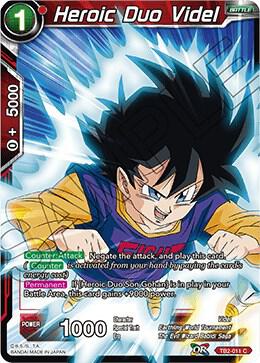 Heroic Duo Videl TB2-011 card from World Martial Arts Tournament