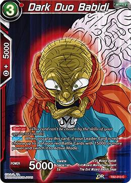 Dark Duo Babidi TB2-013 card from World Martial Arts Tournament