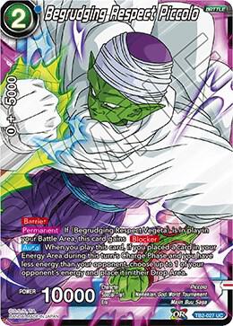 Begrudging Respect Piccolo TB2-027 card from World Martial Arts Tournament