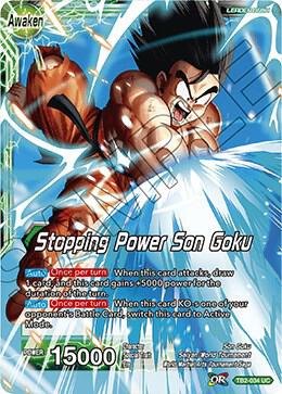 Son Goku // Stopping Power Son Goku TB2-034 card from World Martial Arts Tournament