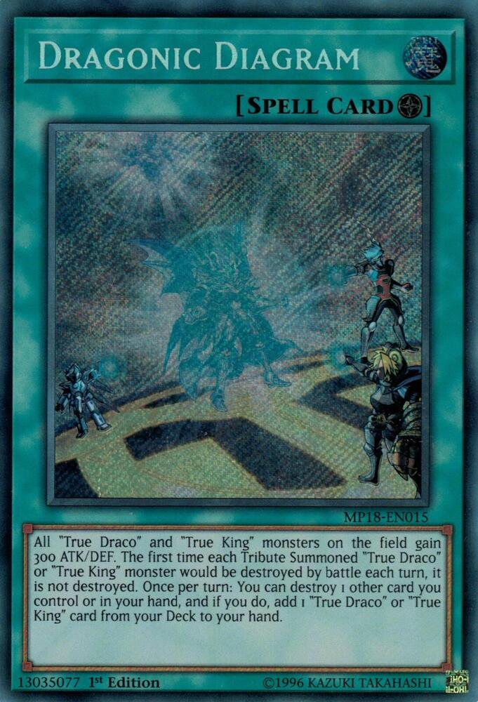 Dragonic Diagram MP18-EN015 card from 2018 Mega-Tins Mega Pack