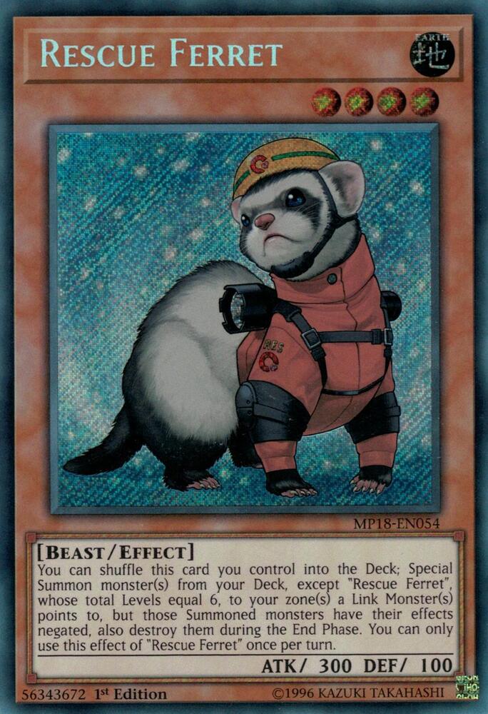 Rescue Ferret MP18-EN054 card from 2018 Mega-Tins Mega Pack