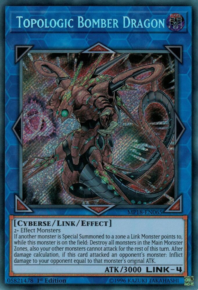 Topologic Bomber Dragon MP18-EN065 card from 2018 Mega-Tins Mega Pack