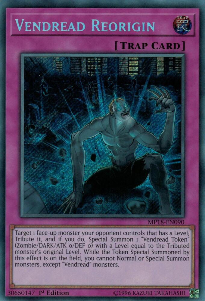 Vendread Reorigin MP18-EN090 card from 2018 Mega-Tins Mega Pack