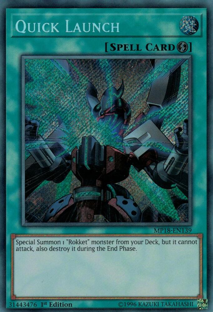 Quick Launch MP18-EN139 card from 2018 Mega-Tins Mega Pack