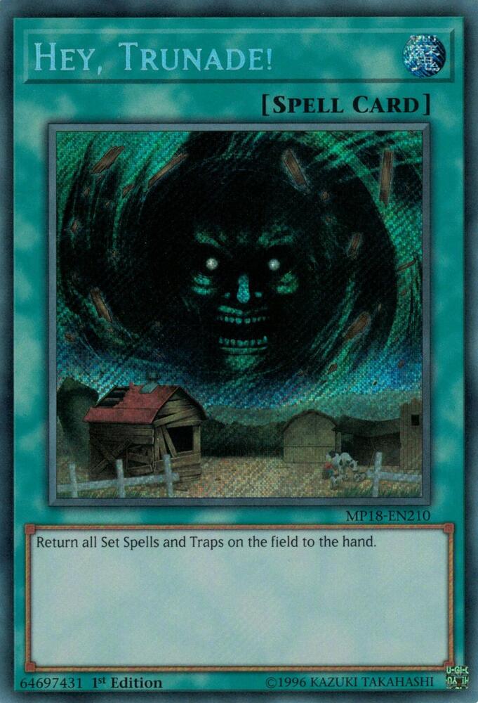 Hey, Trunade! MP18-EN210 card from 2018 Mega-Tins Mega Pack