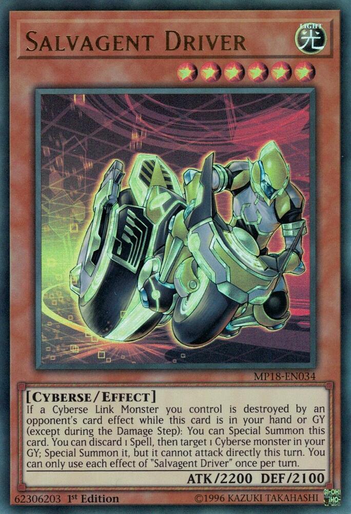 Salvagent Driver MP18-EN034 card from 2018 Mega-Tins Mega Pack