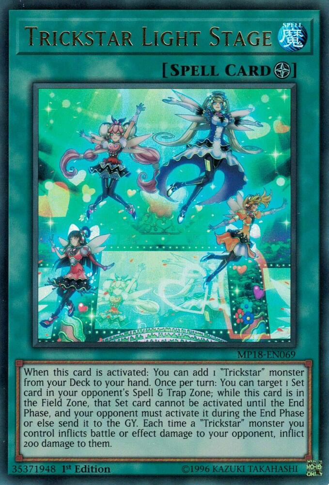 Trickstar Light Stage MP18-EN069 card from 2018 Mega-Tins Mega Pack