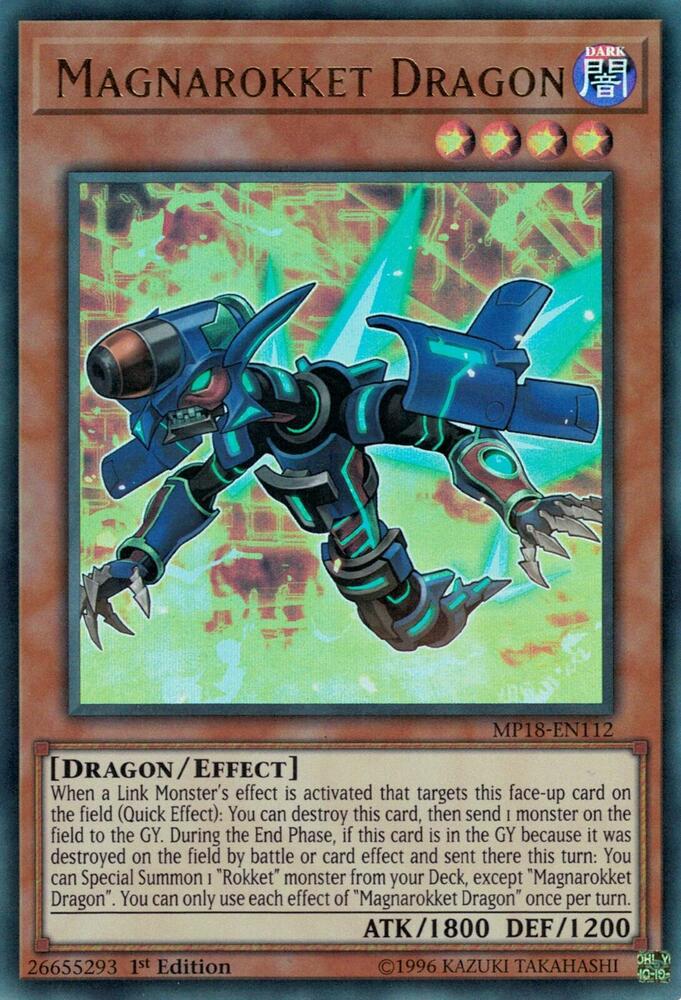 Magnarokket Dragon MP18-EN112 card from 2018 Mega-Tins Mega Pack