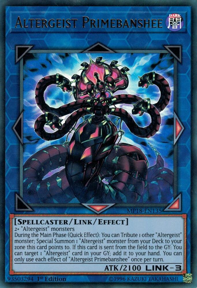 Altergeist Primebanshee MP18-EN135 card from 2018 Mega-Tins Mega Pack
