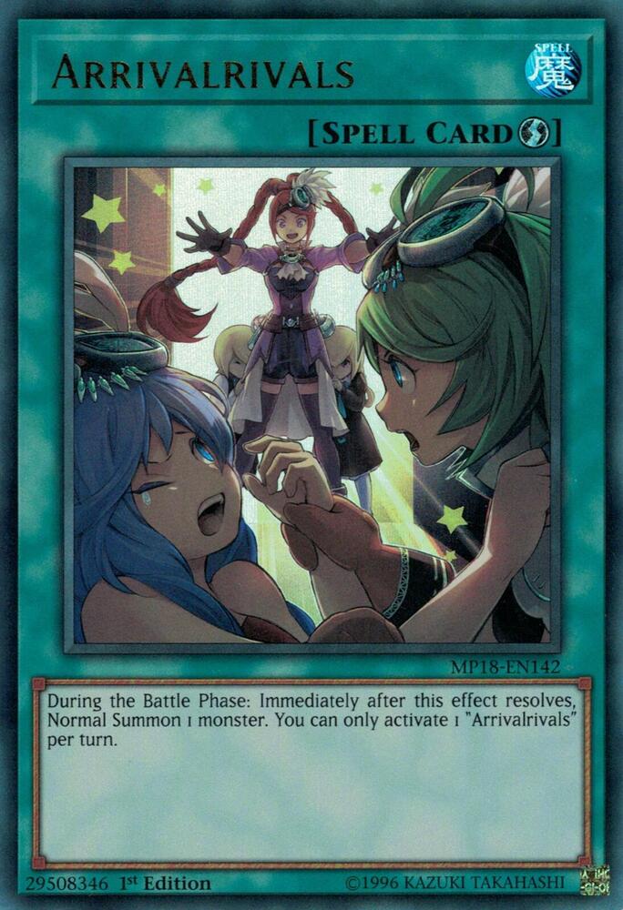 Arrivalrivals MP18-EN142 card from 2018 Mega-Tins Mega Pack