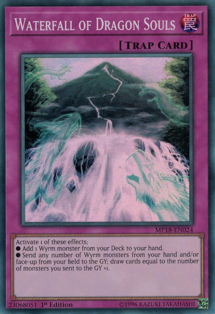 Waterfall of Dragon Souls MP18-EN024 card from 2018 Mega-Tins Mega Pack