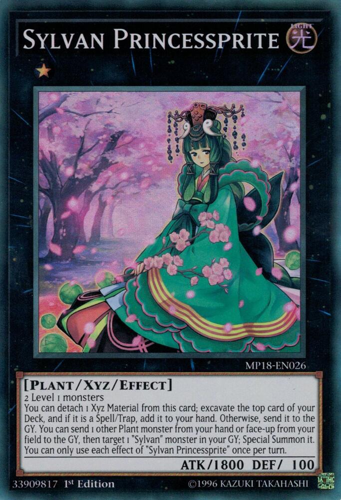 Sylvan Princessprite MP18-EN026 card from 2018 Mega-Tins Mega Pack