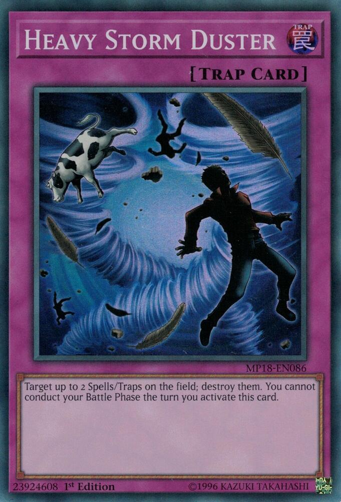 Heavy Storm Duster MP18-EN086 card from 2018 Mega-Tins Mega Pack
