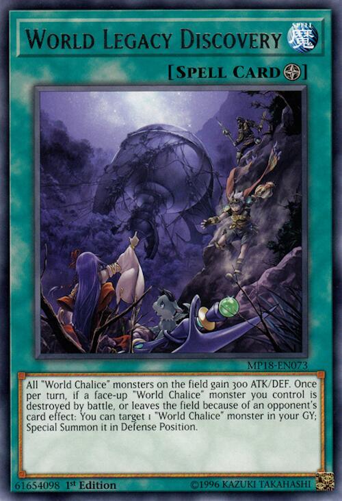 World Legacy Discovery MP18-EN073 card from 2018 Mega-Tins Mega Pack