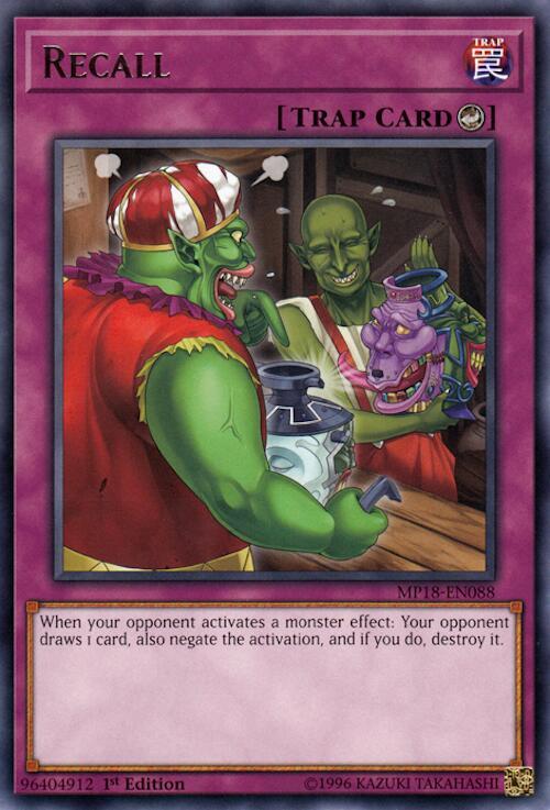 Recall MP18-EN088 card from 2018 Mega-Tins Mega Pack