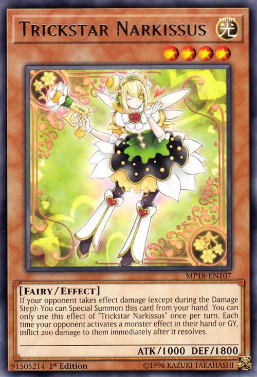Trickstar Narkissus MP18-EN107 card from 2018 Mega-Tins Mega Pack