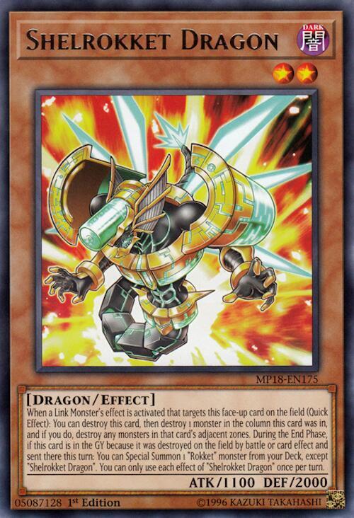 Shelrokket Dragon MP18-EN175 card from 2018 Mega-Tins Mega Pack