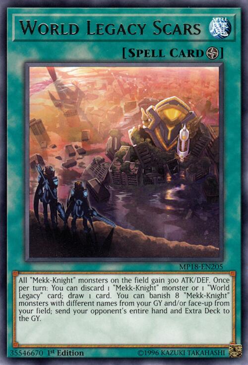 World Legacy Scars MP18-EN205 card from 2018 Mega-Tins Mega Pack