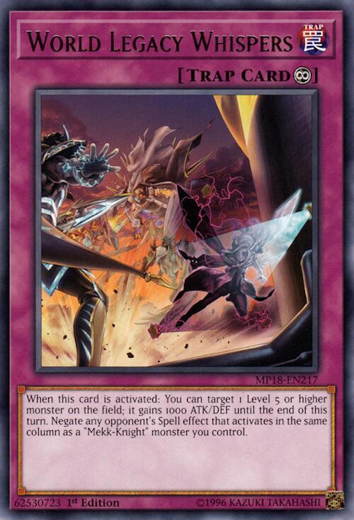 World Legacy Whispers MP18-EN217 card from 2018 Mega-Tins Mega Pack