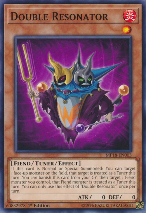 Double Resonator MP18-EN003 card from 2018 Mega-Tins Mega Pack