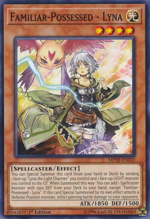 Familiar-Possessed - Lyna MP18-EN010 card from 2018 Mega-Tins Mega Pack