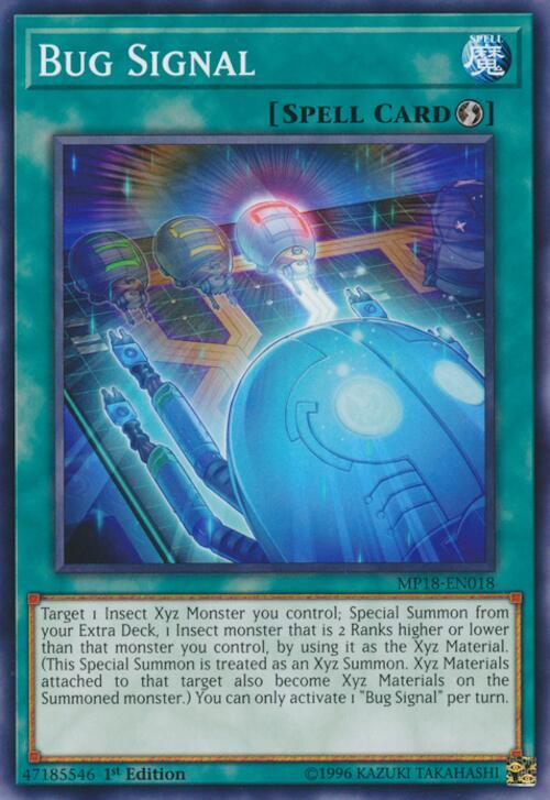 Bug Signal MP18-EN018 card from 2018 Mega-Tins Mega Pack