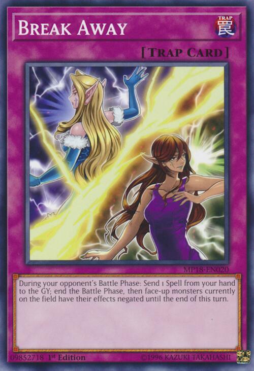 Break Away MP18-EN020 card from 2018 Mega-Tins Mega Pack