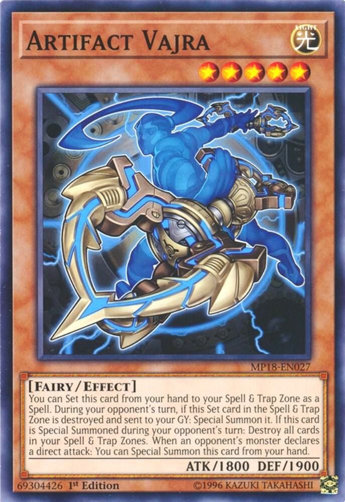 Artifact Vajra MP18-EN027 card from 2018 Mega-Tins Mega Pack
